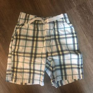 Boys plaid shorts